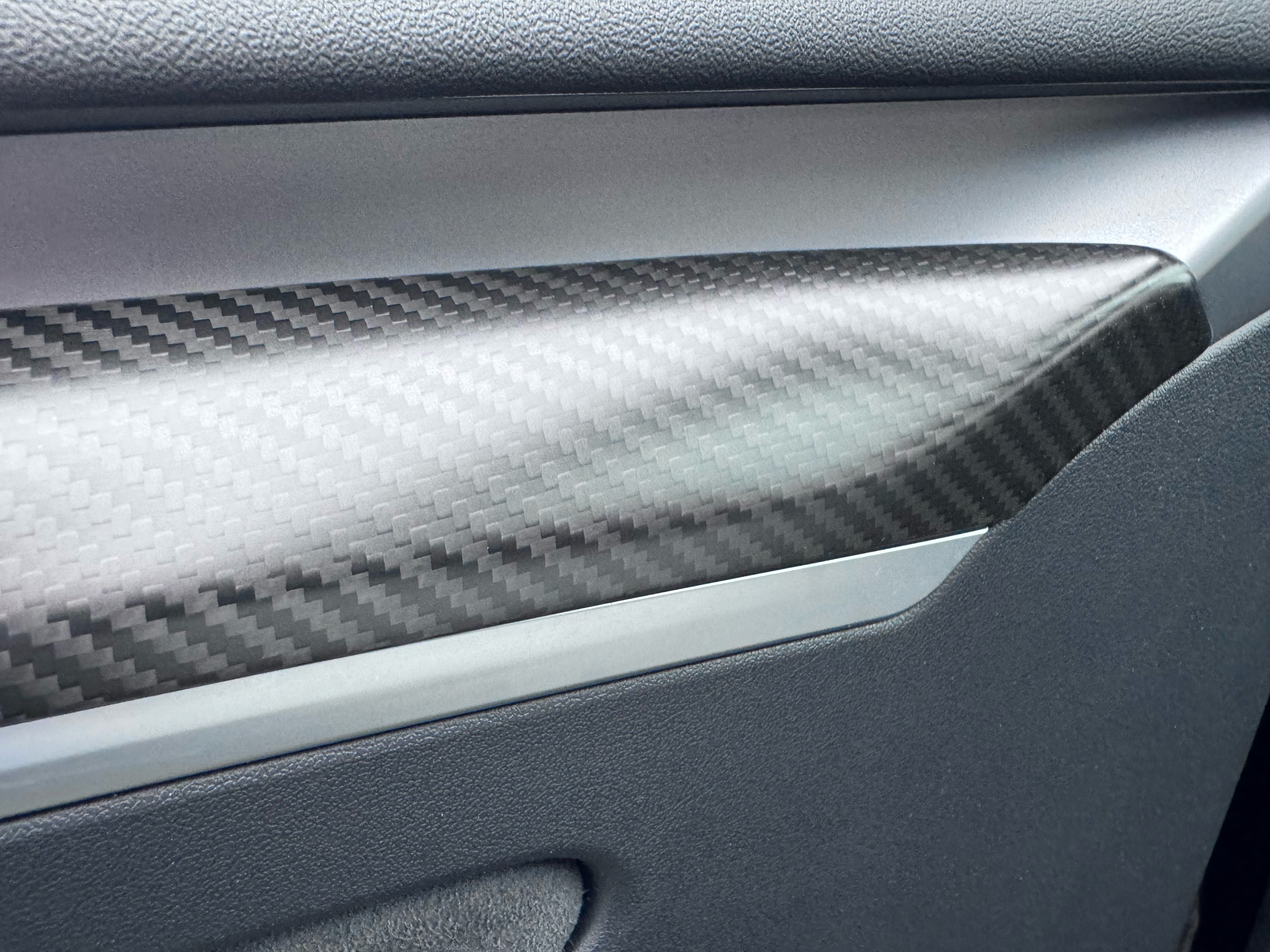 Dry Carbon Fiber Door Panels - Tesla Model 3 & Y