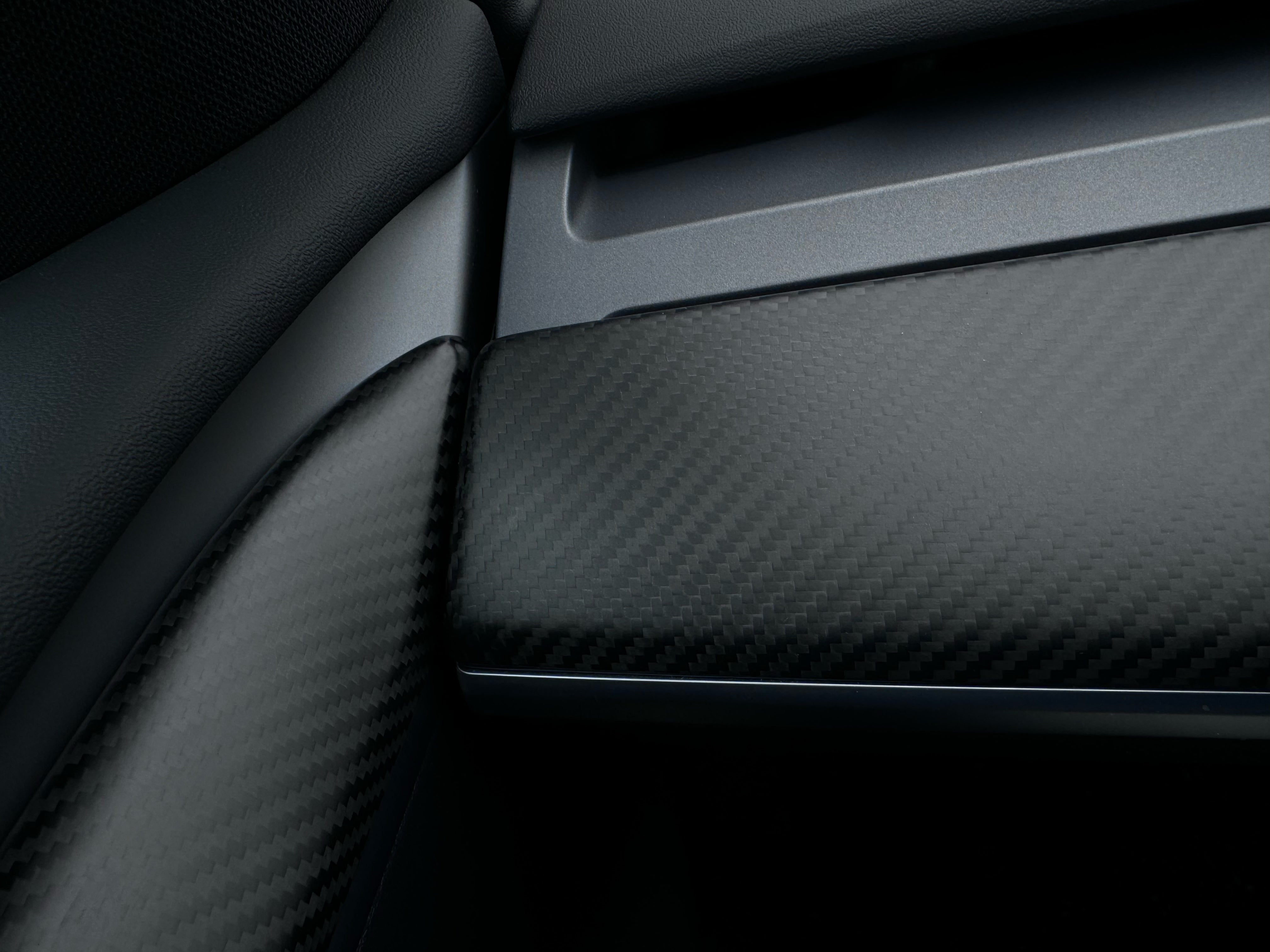 Dry Carbon Fiber Door Panels - Tesla Model 3 & Y