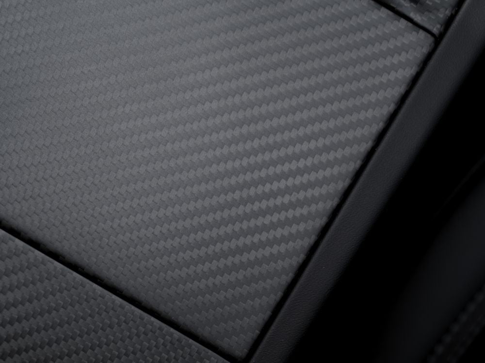 Dry Carbon Fiber Center Console Cover - Tesla Model 3 Highland