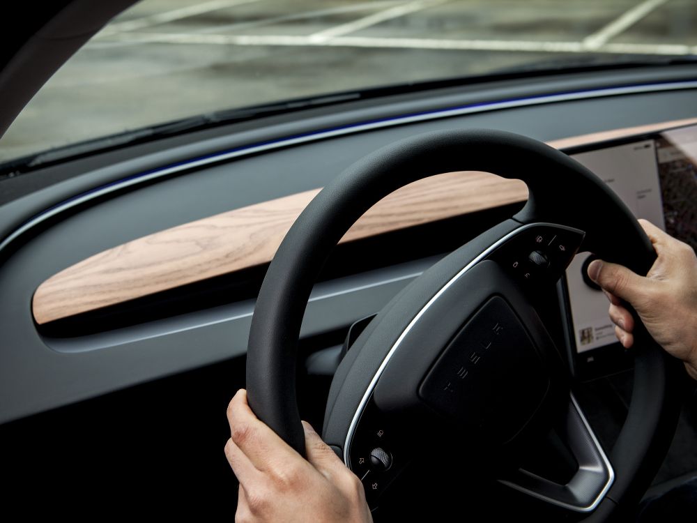 Houten Dashboard Paneel - Tesla Model 3 Highland