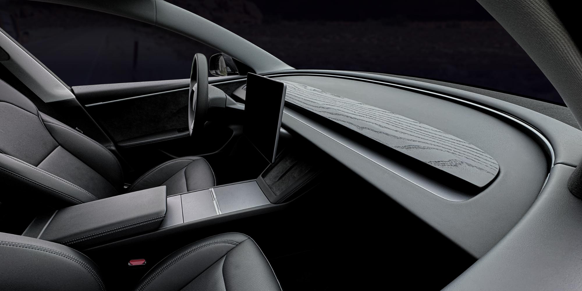 Wood Dashboard Cover - Tesla Model 3 & Y – STVRK™ - Premium Tesla Upgrades