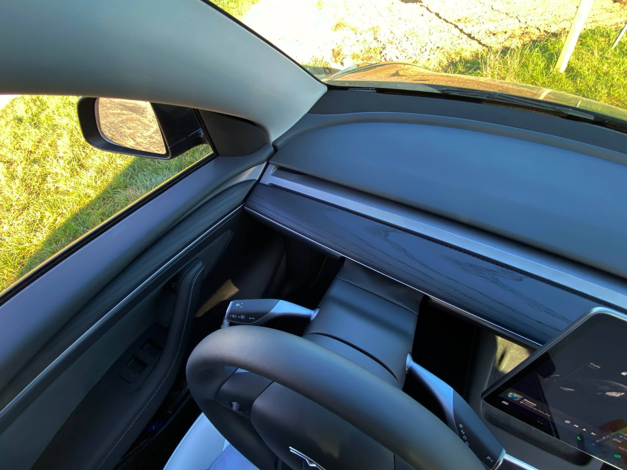 Wood Dashboard Cover - Tesla Model 3 & Y